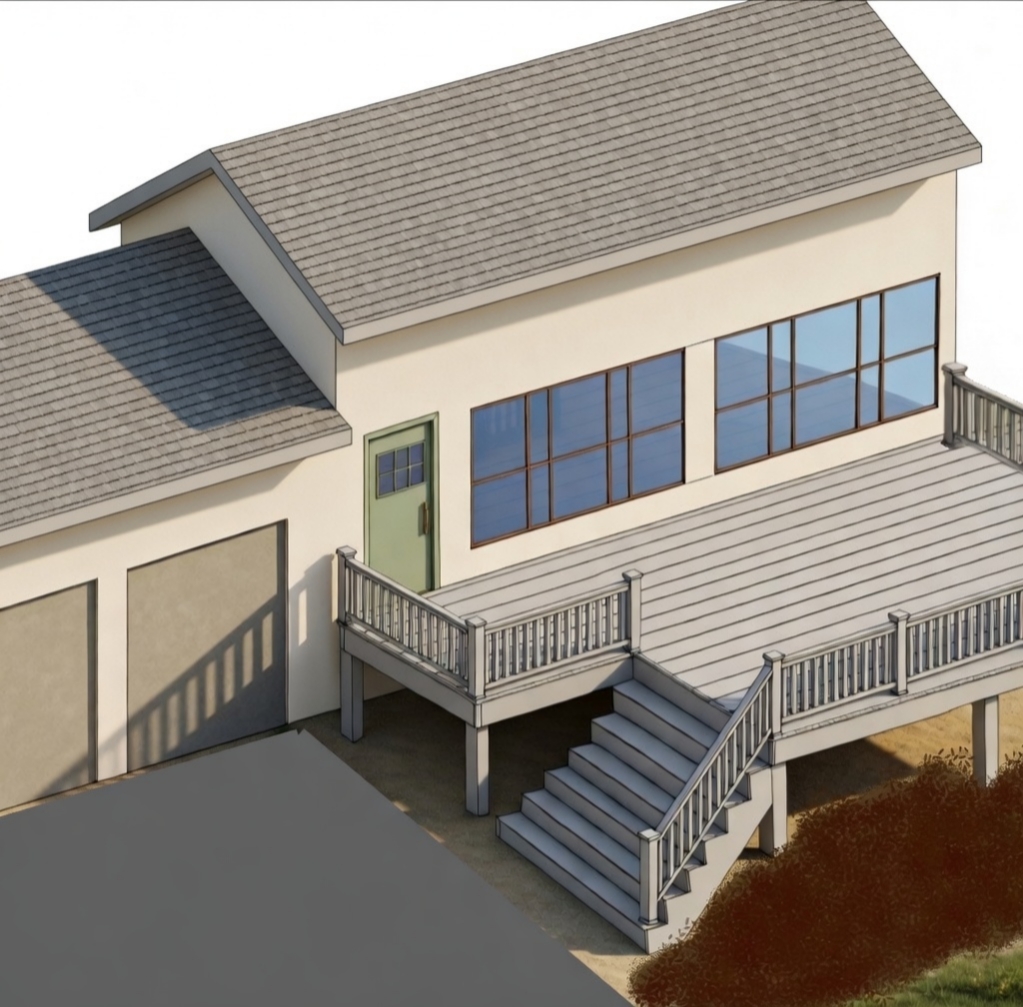 Deck 3D Rendering Atlanta, GA